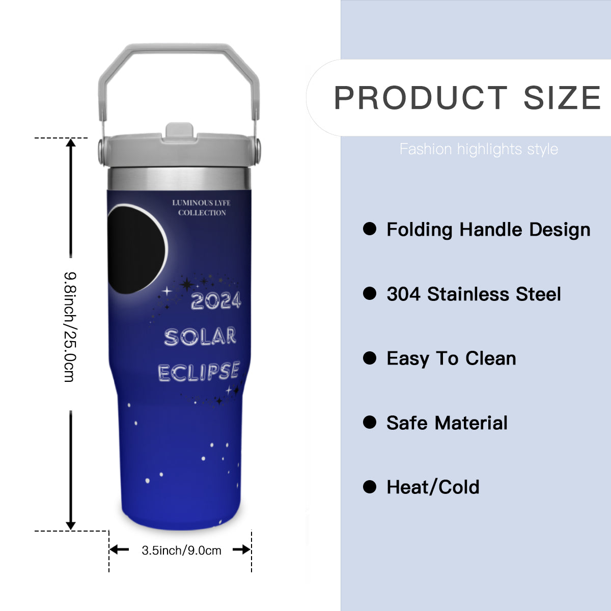 Solar Eclipse Sky Bulky Tumbler