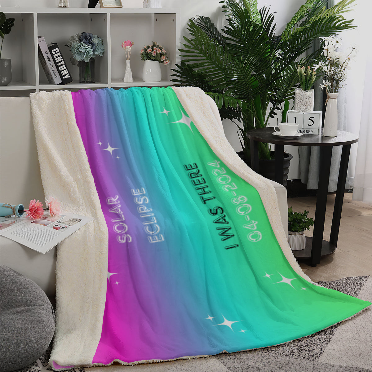 Multi-colored Solar Eclipse Blanket