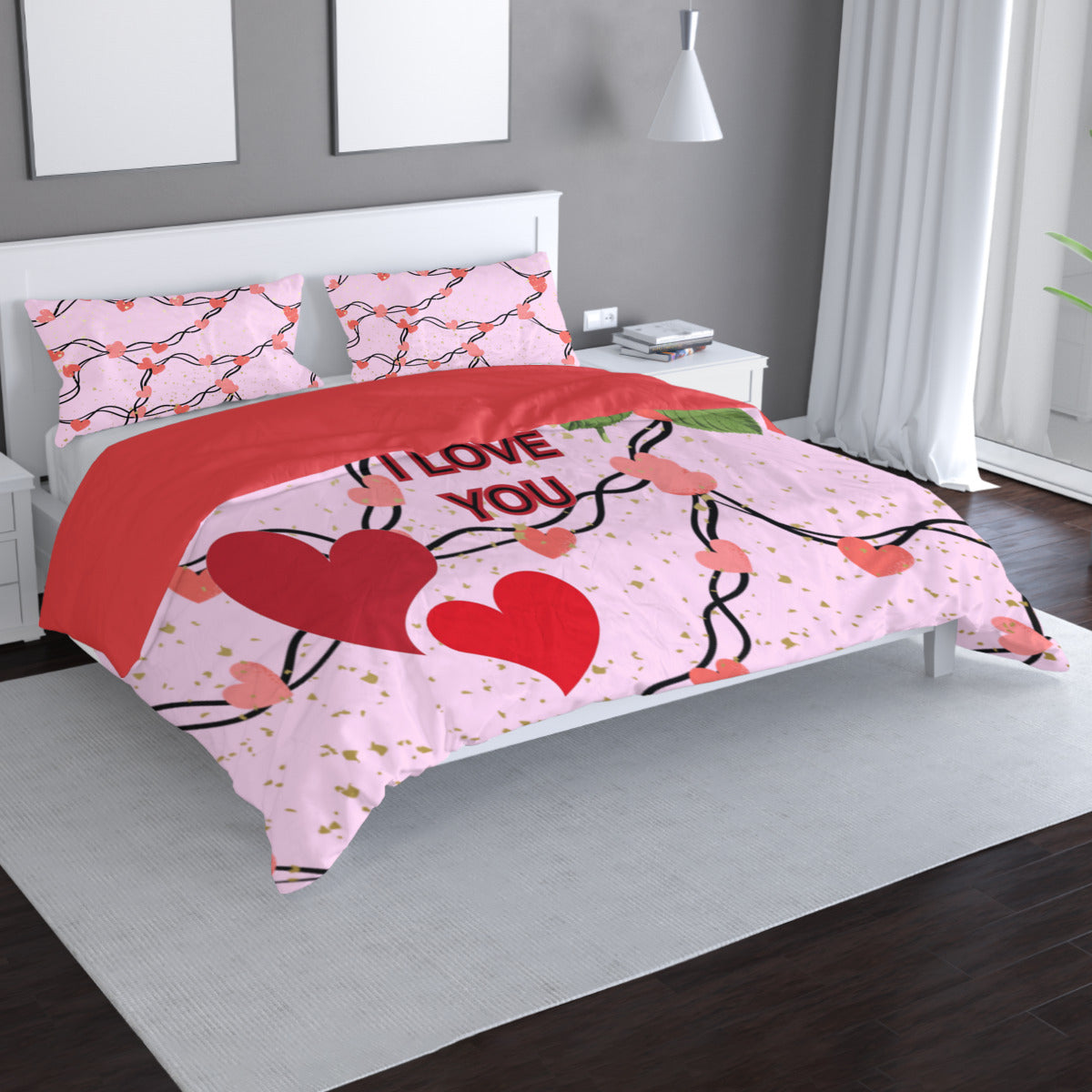 I Love You Bedding Set