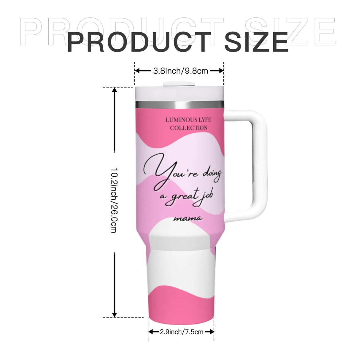 Pink Great Mama Tumbler