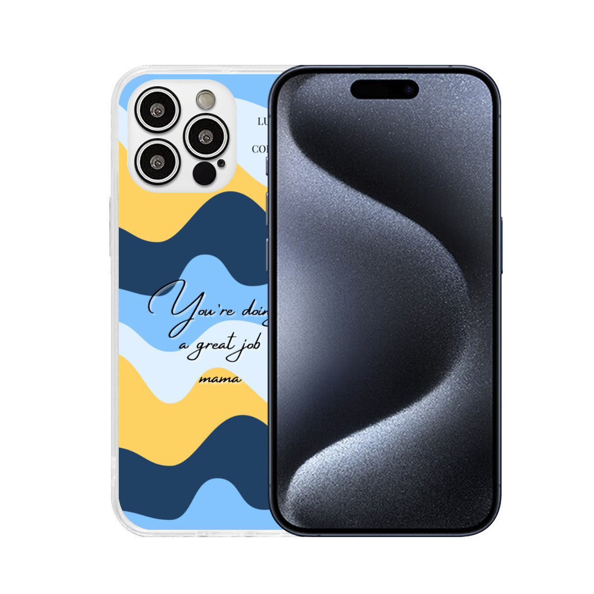 Blue Great Mama Phone Case