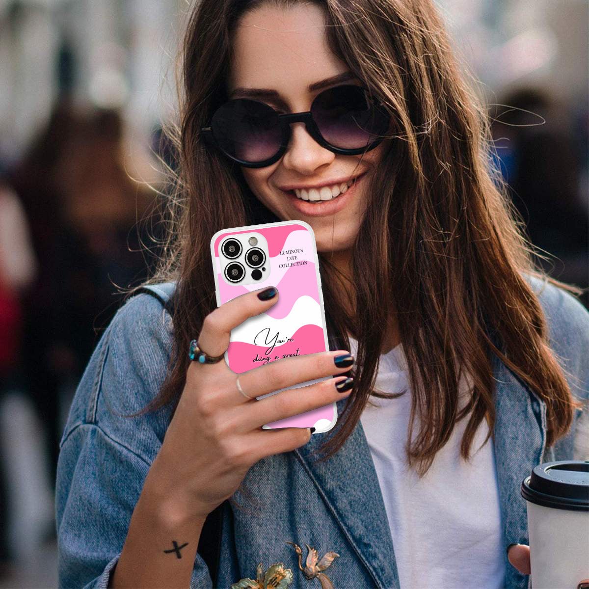 Pink Great Mama Phone Case