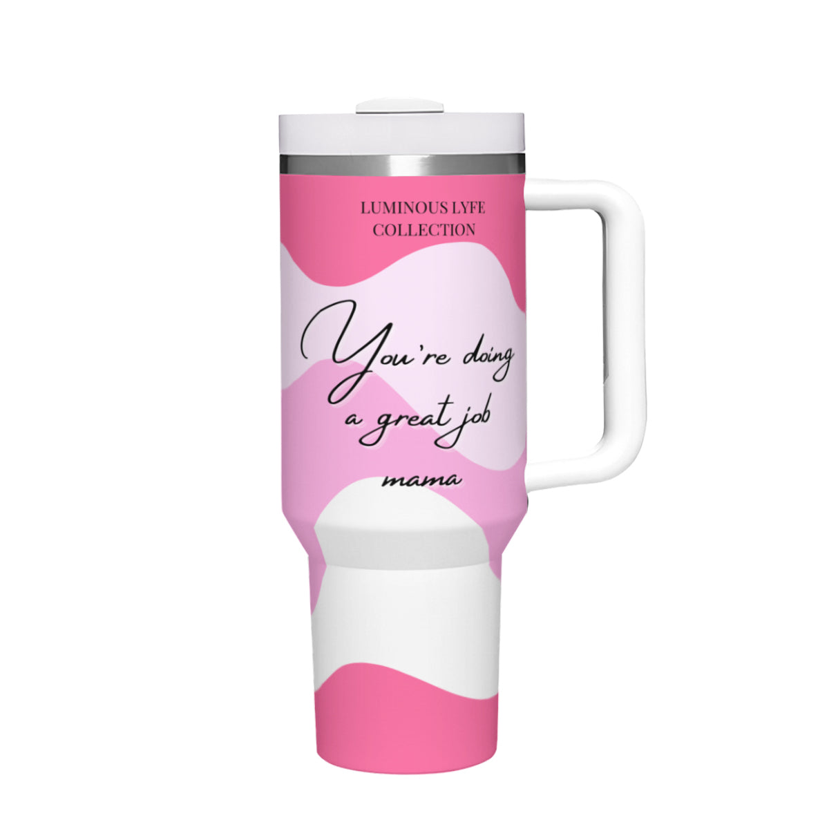 Pink Great Mama Tumbler