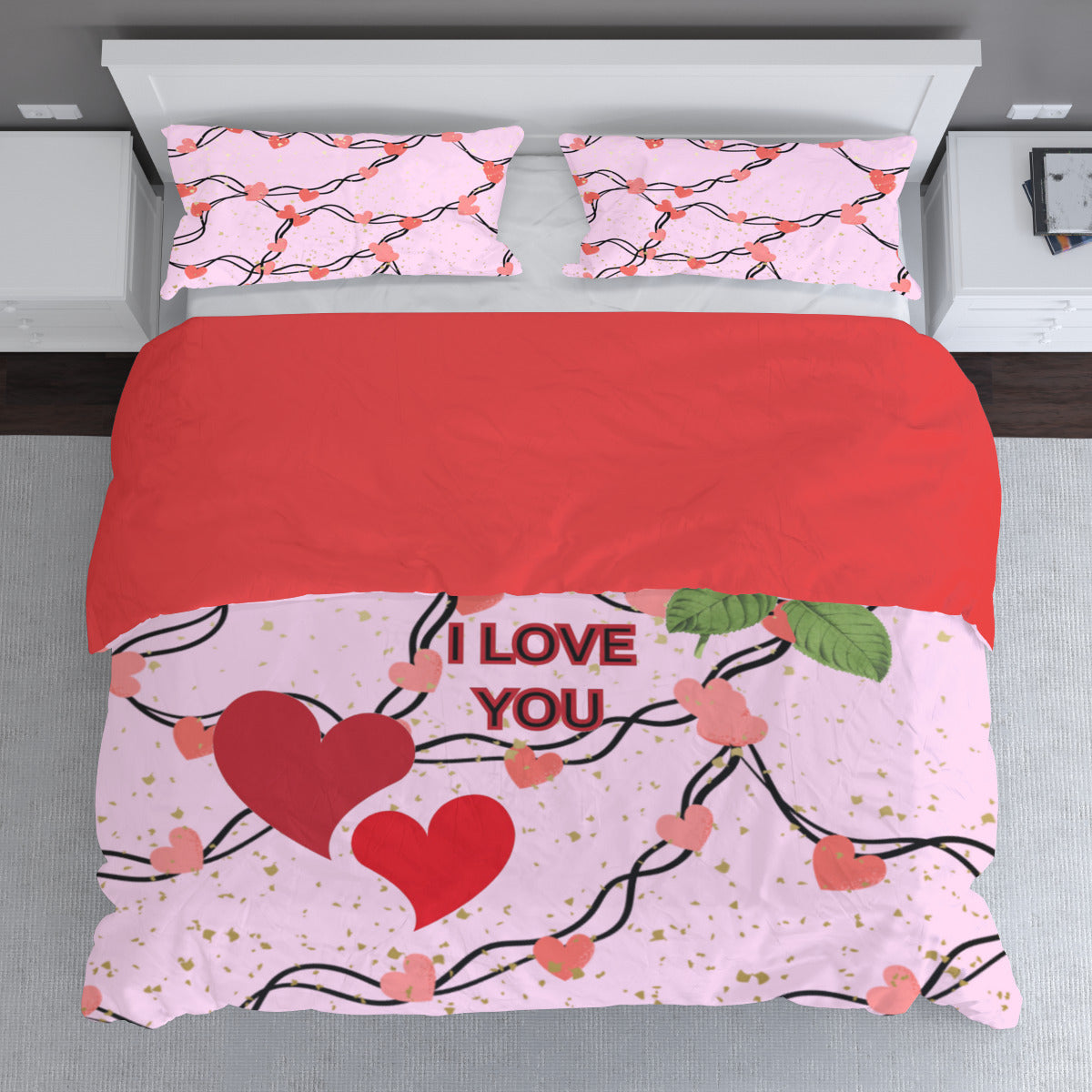 I Love You Bedding Set