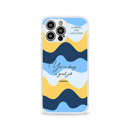 Blue Great Mama Phone Case