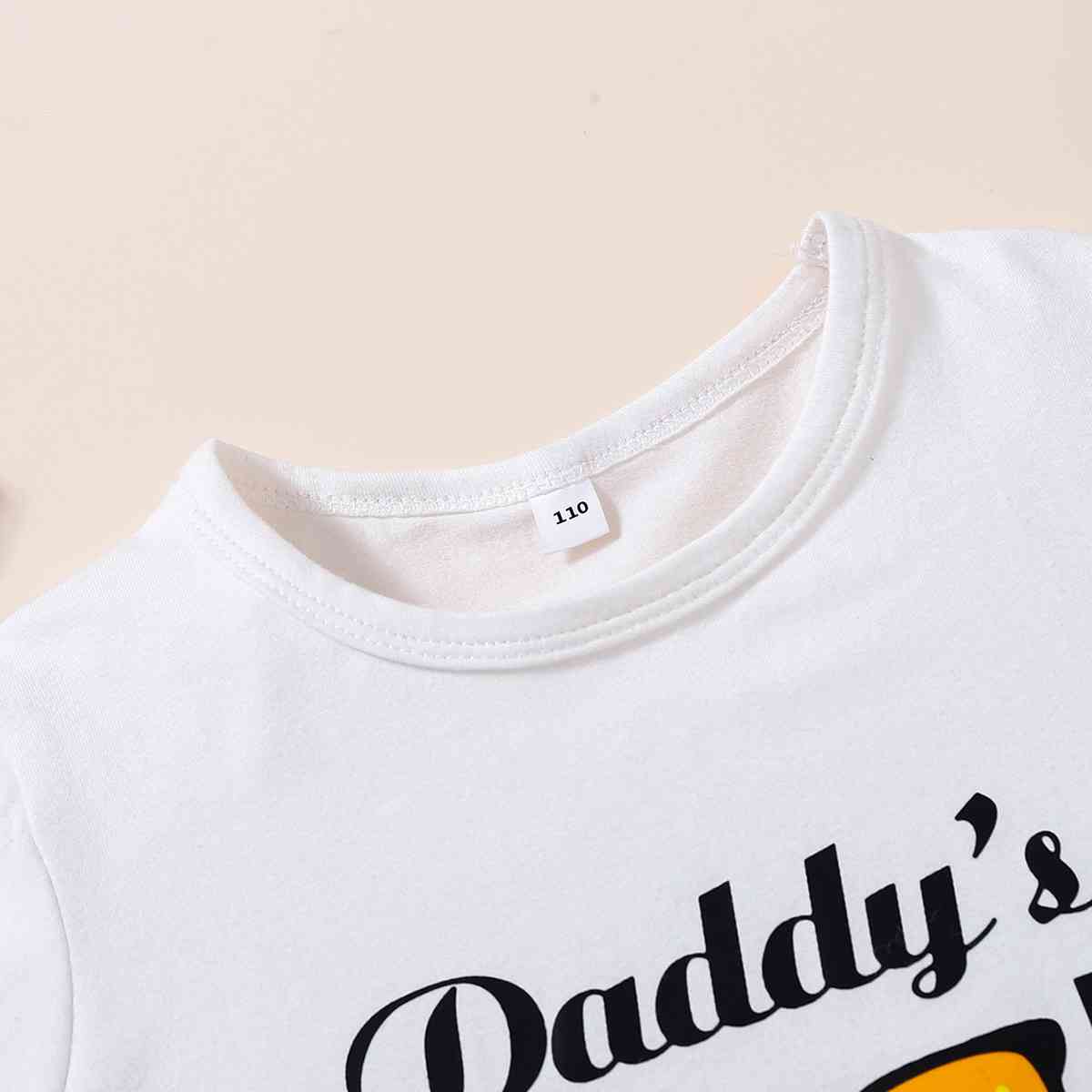 Toddler DADDY'S COOL BUDDY Graphic Tee and Printed Shorts Set