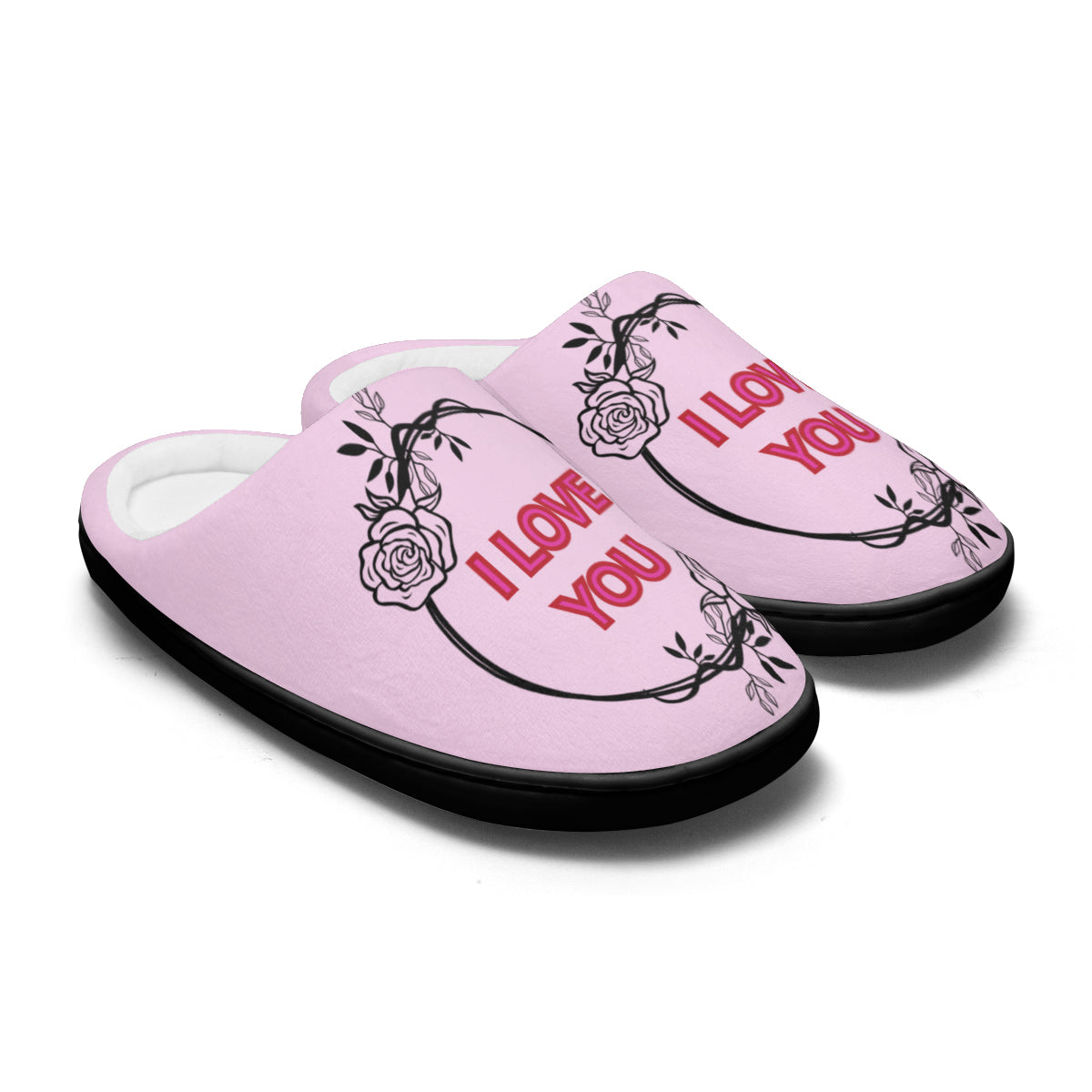 Women's I love You House Slippers