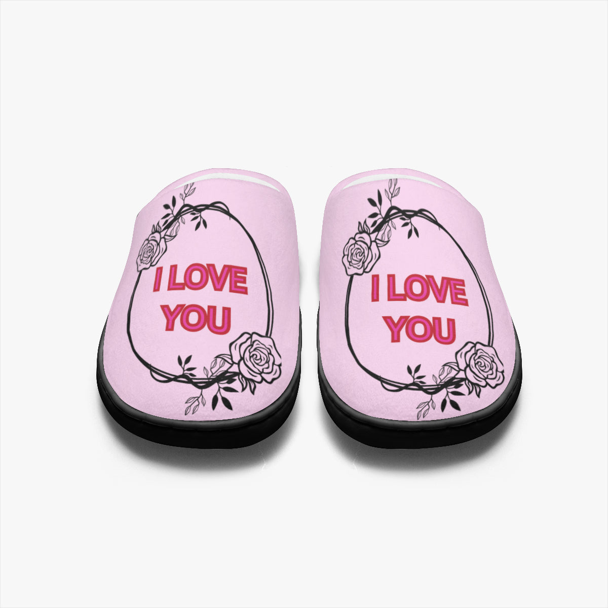 Women's I love You House Slippers