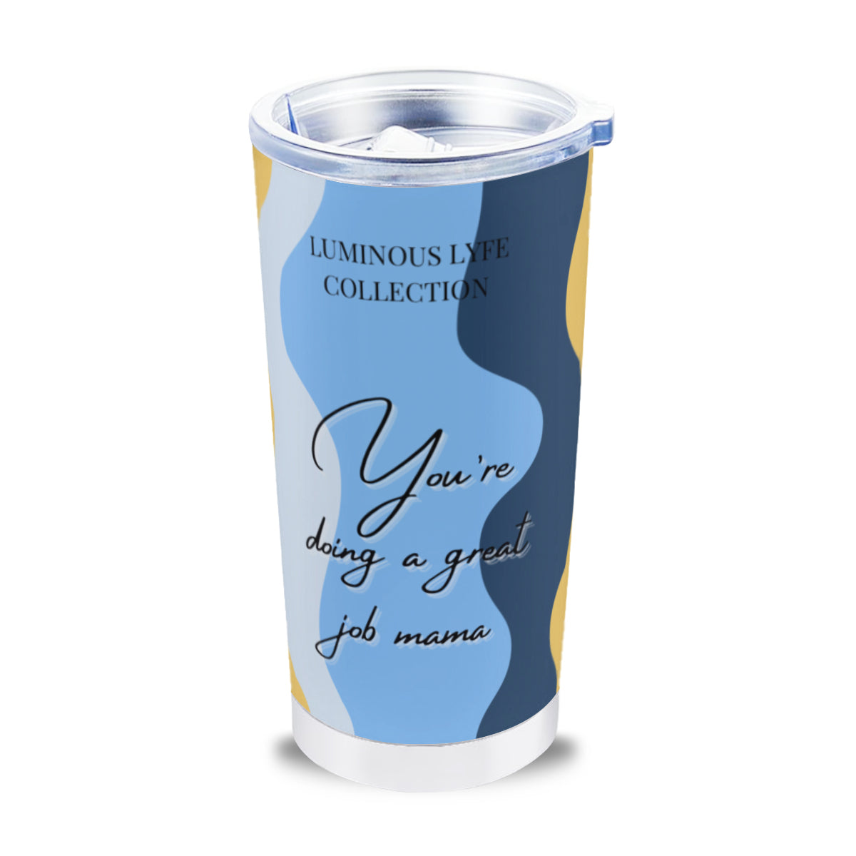 Blue Great Mama Insulated Cup